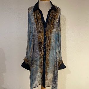 Alain Weiz silk tunic